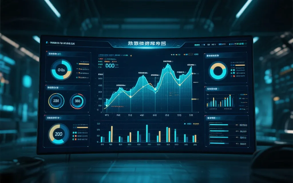 数据大屏实时滚动显示直播结果,技术感十足